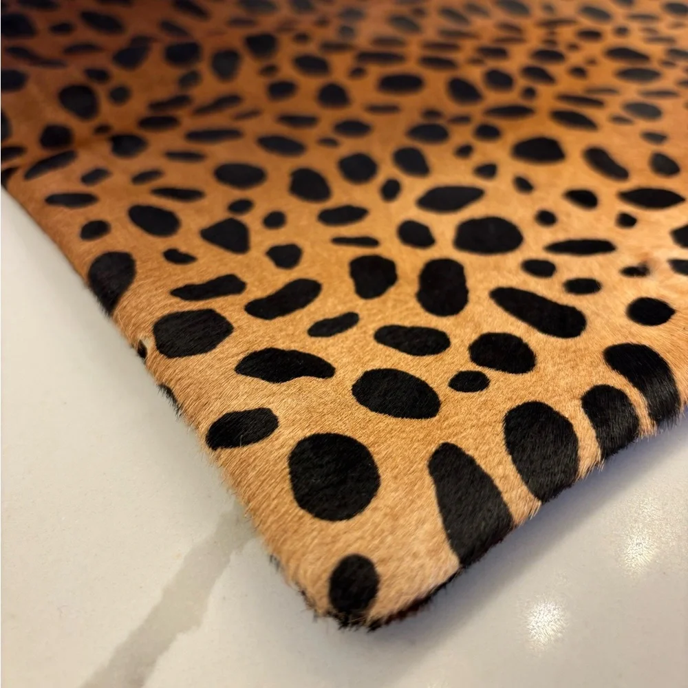 Clare V Leopard Print Fold Over Clutch - Picture 5 of 9